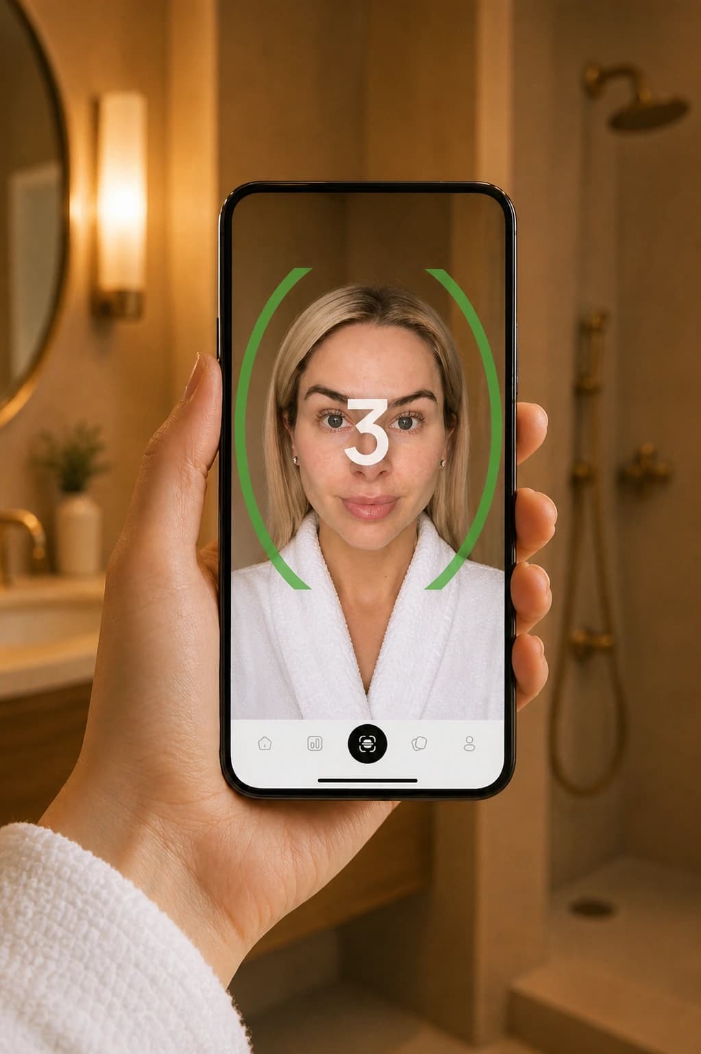 Stella scanning a face in 30 seconds